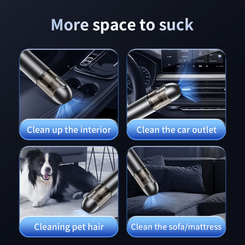 Cordless Handheld Car Vacuum Cleaner – 5000PA High Suction for Car & Home